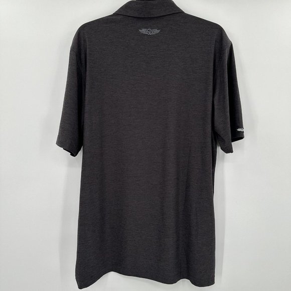 Straight Down Performance Gray Binders Cup Golf Polo Shirt Size Large - Picture 8 of 9